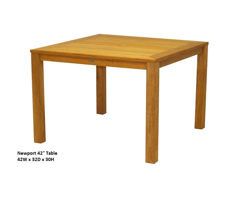 Monterey 5PC Teak Dining by Three Birds Casual - Image 4